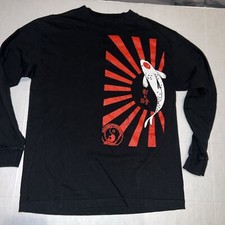 Usado, Camisa vintage T&C Town & Country Surf Designs tubarão-sol japonês G/S média comprar usado  Enviando para Brazil