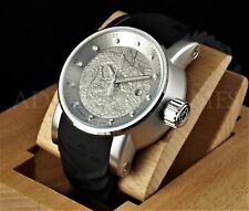 Invicta 48mm S1 YAKUZA DRAGON NH35A relógio automático prata mostrador preto silicone comprar usado  Enviando para Brazil