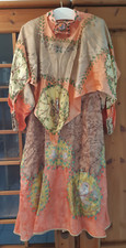 Vintage kleid seidenmalerei gebraucht kaufen  Lübeck