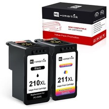Cartucho de tinta 2PK PG-210XL CL-211XL substituição para Canon PIXMA MP230 499 MP240 comprar usado  Enviando para Brazil