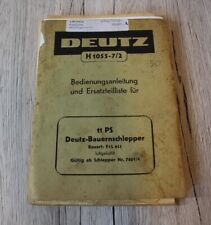 Riginal deutz bedienungsanleit gebraucht kaufen  Zeiskam
