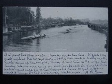 Cartão postal estampado OXFORD EIGHTS corrida a remo/casas de barco c1901 UB Queen Victoria comprar usado  Enviando para Brazil