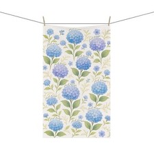 Toalha de mão sutil de hortênsias políticas, toalha de banheiro floral decoração de cozinha comprar usado  Enviando para Brazil