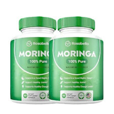 Usado, Pacote com 2 cápsulas Rosabella Moringa para suporte imunológico e saúde intestinal (120 cápsulas) comprar usado  Enviando para Brazil