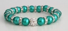 Glass pearl diamante for sale  PRUDHOE
