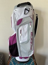 Bolsa de golfe feminina ultraleve Cobra carrinho rosa roxo branco 14 vias com capa de chuva, usado comprar usado  Enviando para Brazil