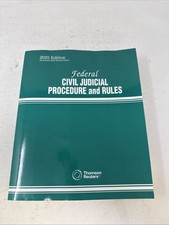 Usado, Federal Civil Judicial Procedure and Rules 2025 Thomson Reuters comprar usado  Enviando para Brazil