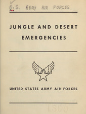 95 pg. 1943 Segunda Guerra Mundial AAF JUNGLE EMERGENCY Crash Landing Survival Manual On Data CD, usado comprar usado  Enviando para Brazil