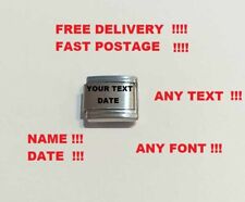 Charm personalised date for sale  BRIDGEND