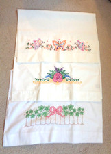 Embroidery pillow cases for sale  York