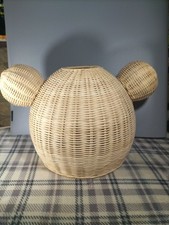 Wicker rattan bear for sale  SOUTHEND-ON-SEA