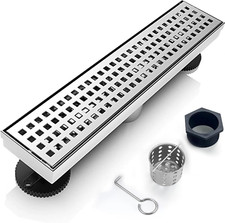 Drenaje de ducha linear con cubierta extraíble de12 pulgadas de acero inoxidable comprar usado  Enviando para Brazil