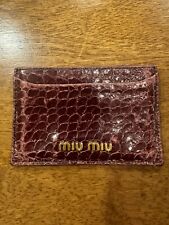 Miumiu card case for sale  Akron