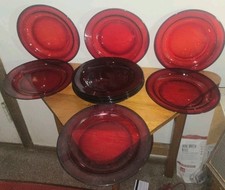 red set ruby dessert glass for sale red set ruby dessert glass for sale Waukegan