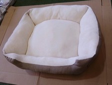 Faux linen beige for sale  BATLEY