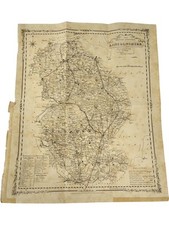 Antique lincolnshire map for sale  CHICHESTER
