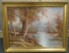 Framed oil painting for sale  MIRFIELD