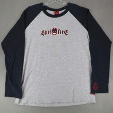Camisa masculina Spitfire Wheels vintage XL skate cinza anos 90 logotipo cabeça grande Y2K skate comprar usado  Enviando para Brazil