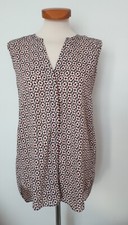 Bluse longbluse ärmellos gebraucht kaufen  Deutschland