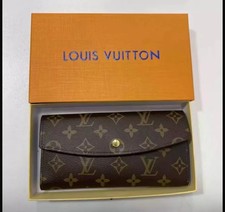 Carteira Louis Vuitton Portefeuille Sarah monograma longa marrom autêntica comprar usado  Enviando para Brazil