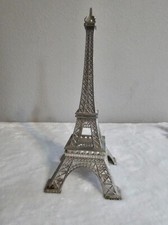 10" Paris França Metal Torre Eiffel Estátua Turística Decoração Liga Lembrança, usado comprar usado  Enviando para Brazil