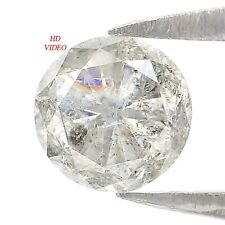 Diamante natural suelto forma redonda 0,69 quilates 5,20 mm sal y pimienta diamante KQ1972 segunda mano  Embacar hacia Mexico