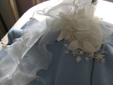 Fascinator hochzeit weiß gebraucht kaufen  Bielefeld