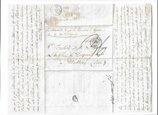 Marcophilie 1847 lettre d'occasion  L'Arbresle