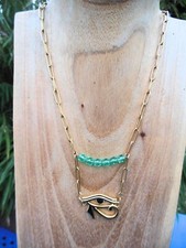Collier égyptien oeil d'occasion  France
