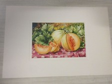 Carte postale aquarelle d'occasion  Orry-la-Ville