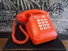 Vintage telephone orange d'occasion  Champigneulles