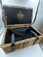 Harrods wicker hamper for sale  HULL