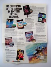 Konami insert poster for sale  Sherwood