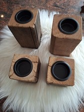 Kerzenhalter teelichter holz gebraucht kaufen  Essen