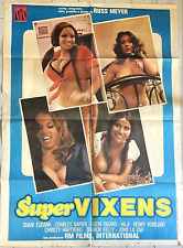 Supervixens raro poster usato  Roma