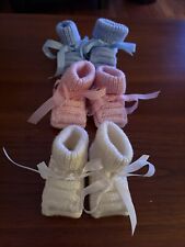 Layette bébé chaussons d'occasion  France