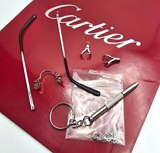 Auténticos repuestos/reemplazo Cartier - plateados - gafas pequeñas con decoración en C segunda mano  Embacar hacia Mexico