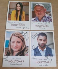 Hollyoaks hand signed for sale  WATFORD