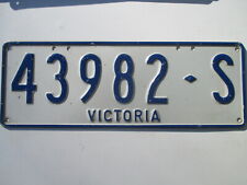 Placa de licença c2000 Victoria semi-reboque 43982-S VICTORIA alumínio azul/branco comprar usado  Enviando para Brazil