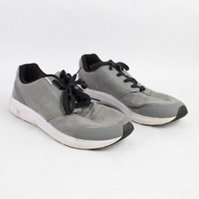 Sapatos masculinos Quiksilver Voyage Cruiser tamanho 11 com cadarço cinza preto e branco comprar usado  Enviando para Brazil
