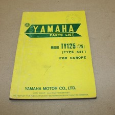 Parts list yamaha d'occasion  Neuilly-en-Thelle