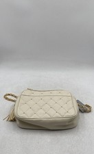 Bolsa tiracolo Chateau feminina creme corrente bolsos internos clássica comprar usado  Enviando para Brazil
