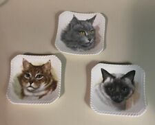 Vtg cat plates for sale  Colona