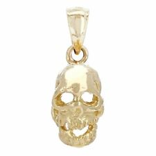 Pingente berloque punk retrô ouro amarelo 14k esqueleto caveira 2,5 gramas comprar usado  Enviando para Brazil