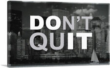 Artcanvas quit motivational for sale  Niles