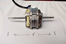 MOTOR ELÉCTRICO 120V DOBLE EJE segunda mano  Embacar hacia Mexico
