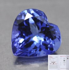 Tanzanite naturale cuore usato  Italia