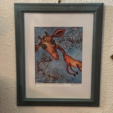Adorable giraffe painting for sale  Crosbyton