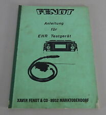 Anleitung handbuch fendt gebraucht kaufen  Jever