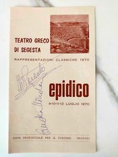 Rappresentazioni teatro segest usato  Alcamo